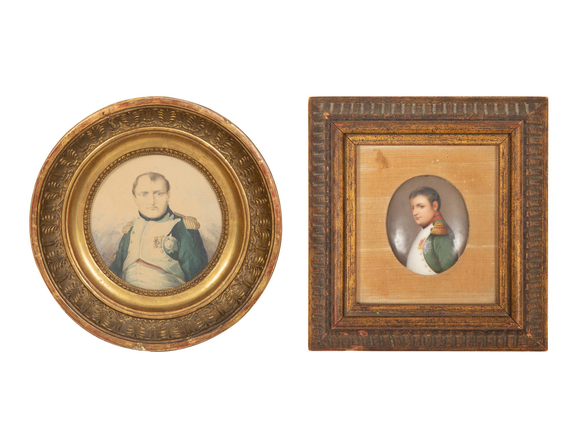 Two Works Depicting Napoleon Bonaparte