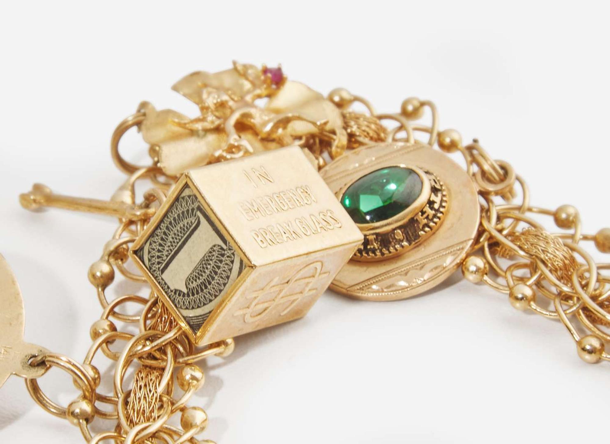 A Miscellaneous Collection of Yellow Gold and Gemstone Jewelry