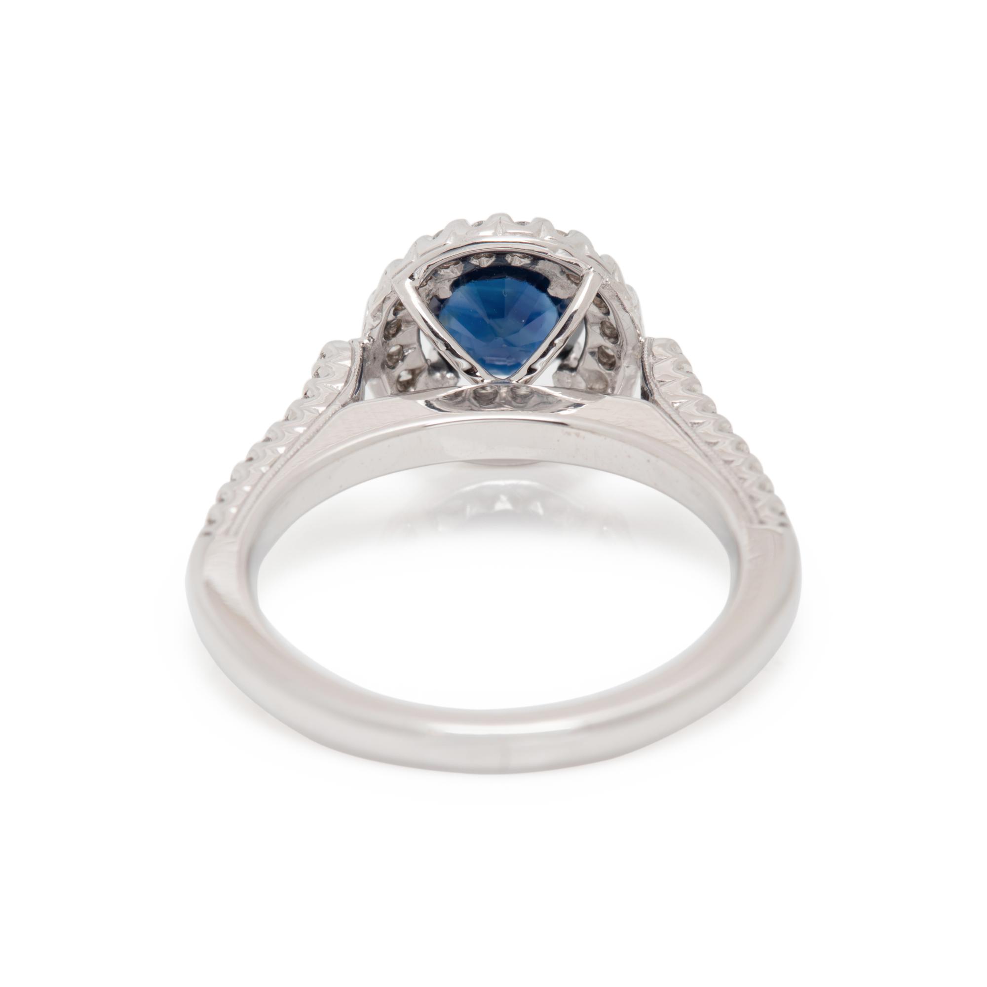 SAPPHIRE AND DIAMOND RING