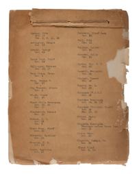 [NATIVE AMERICAN]. Papers associated with the Sioux, Assiniboine, and Ponca Nations, ca early 1900s.