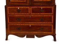 A Federal Style Mahogany Linen Press