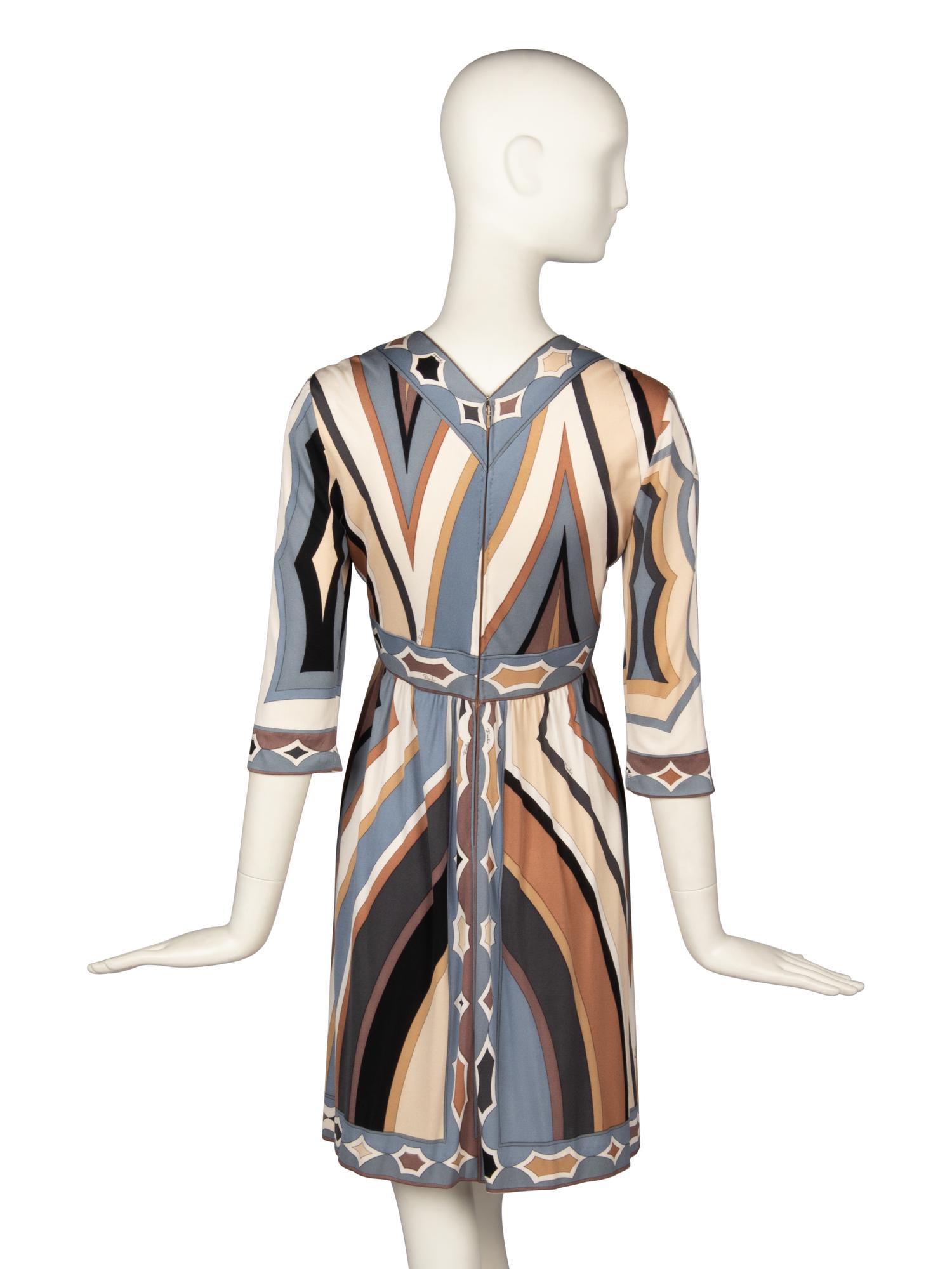 EMILIO PUCCI, SILK JERSEY DRESS