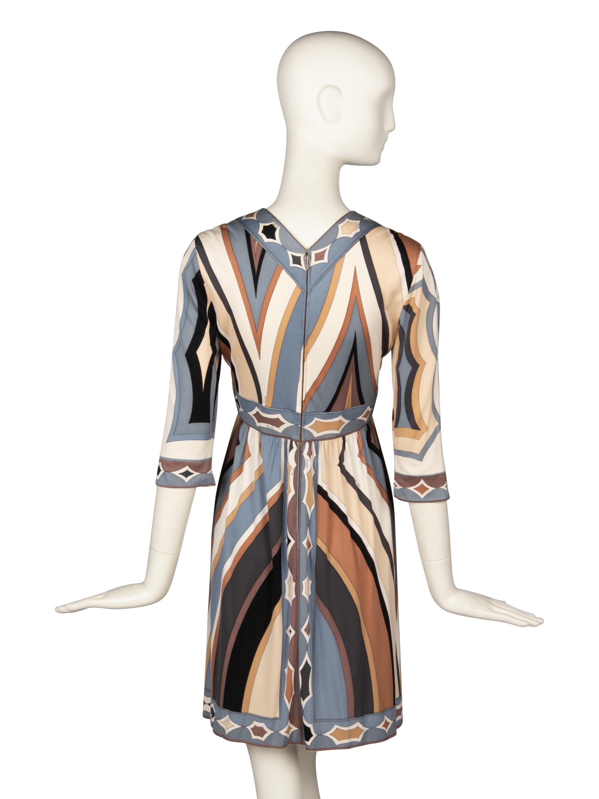 EMILIO PUCCI, SILK JERSEY DRESS