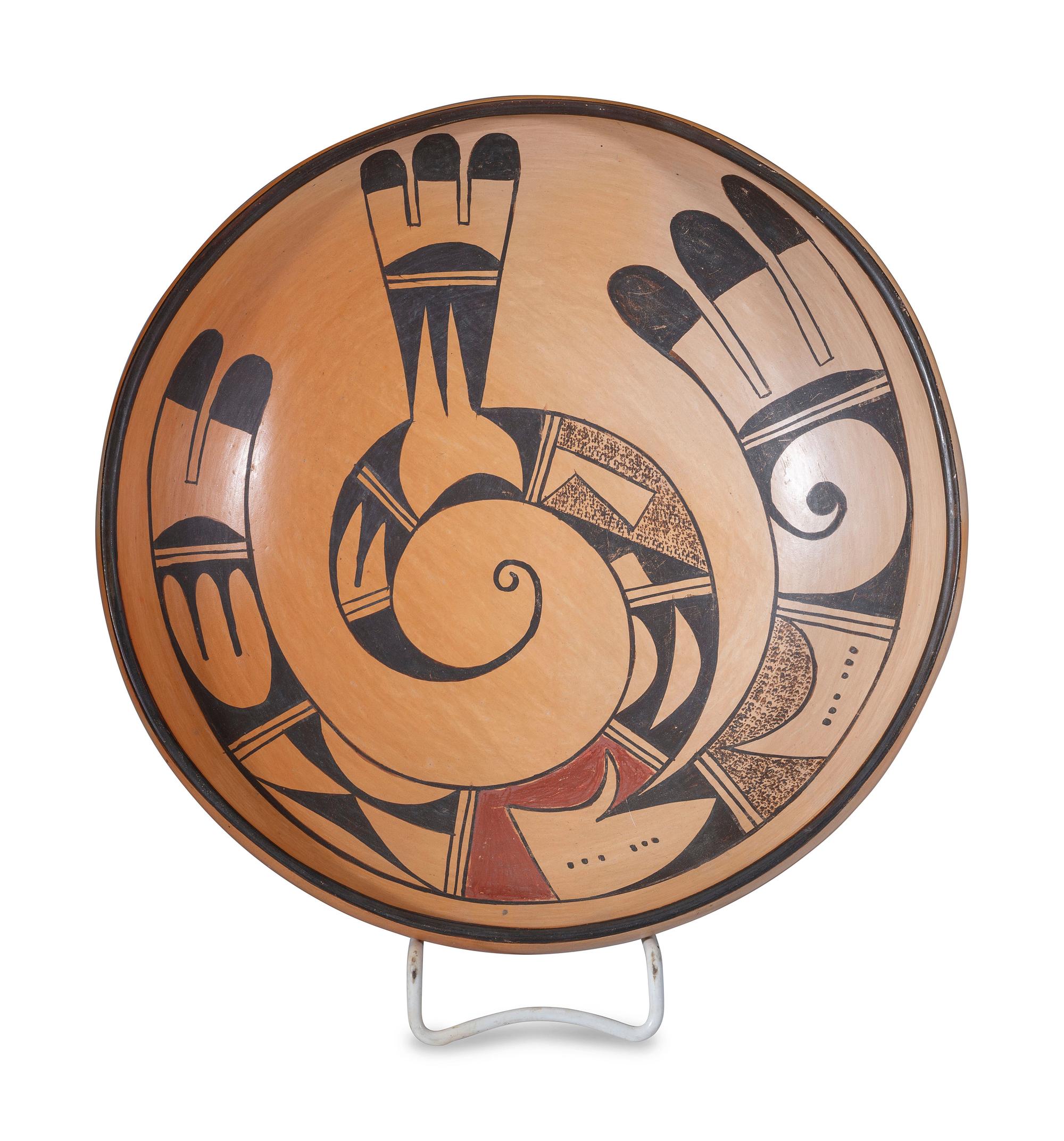 Polychrome Pottery Plate