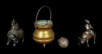 Four Japanese Incense Burners