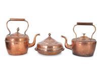 Three Copper Vessels