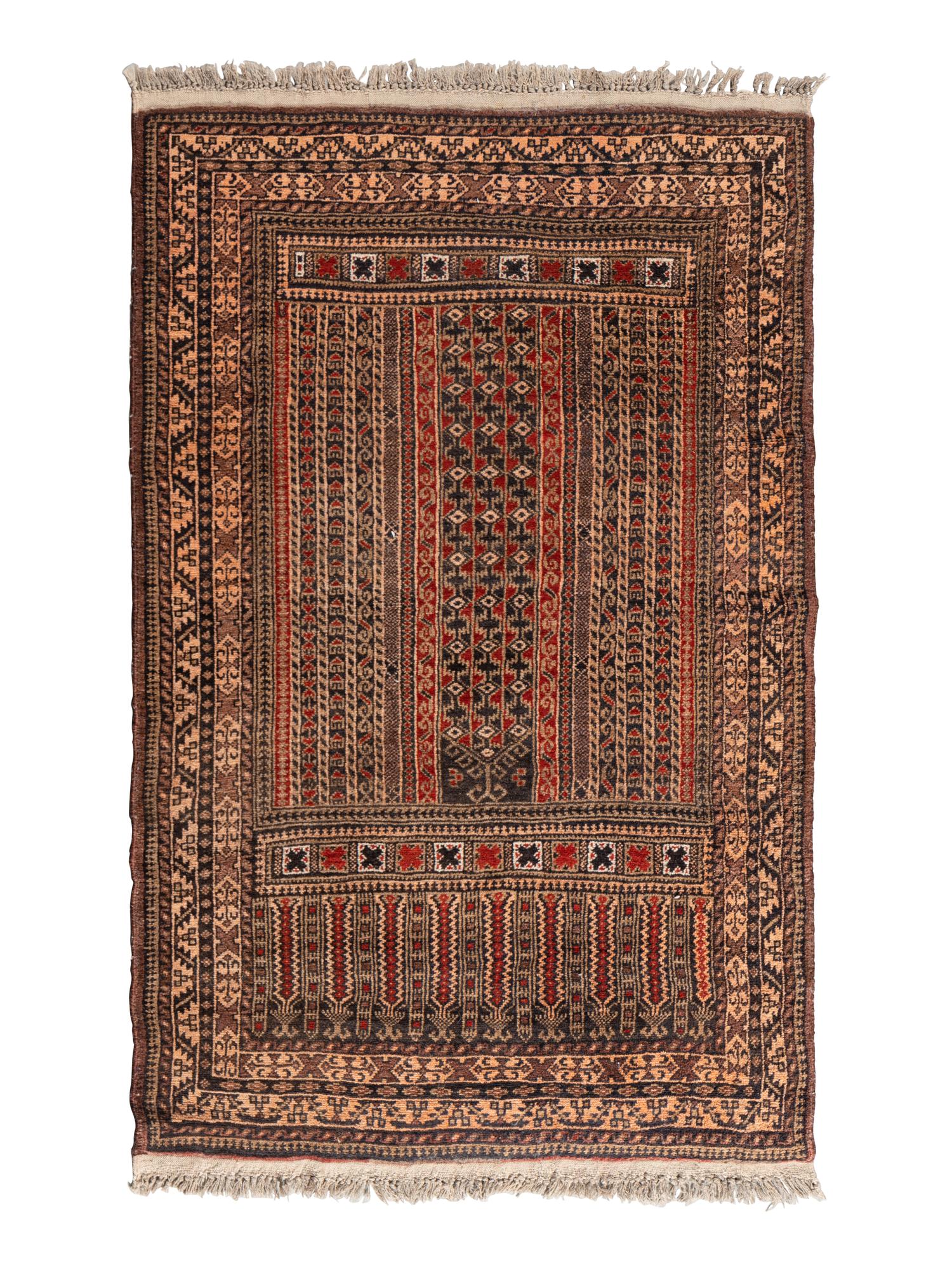 A Persian Wool Prayer Rug