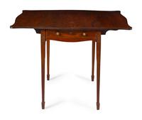 A George III Style Mahogany Pembroke Game Table
