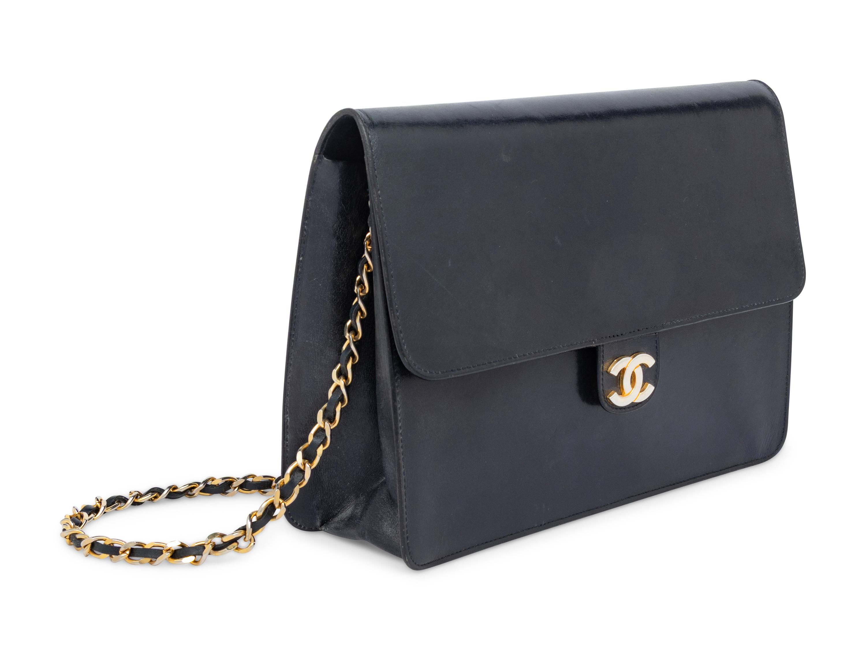 Chanel, Navy Square Flap Bag