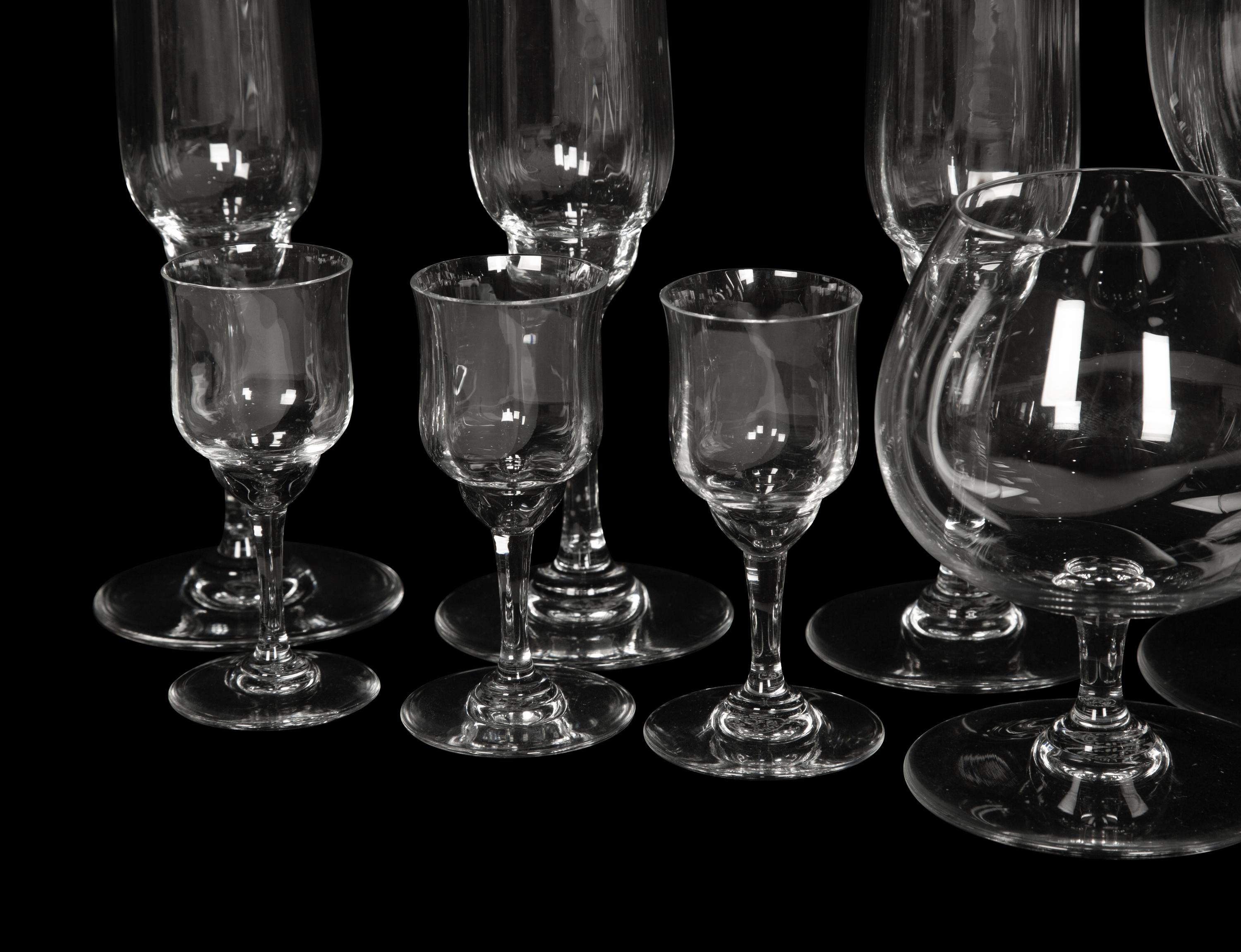A Baccarat Stemware Service