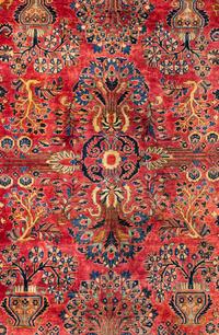 A Sarouk Wool Rug