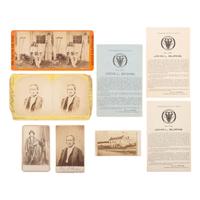 [Civil War] (Burns, John L.) Photographs and Ephemera Identified to the "Hero of Gettysburg."
