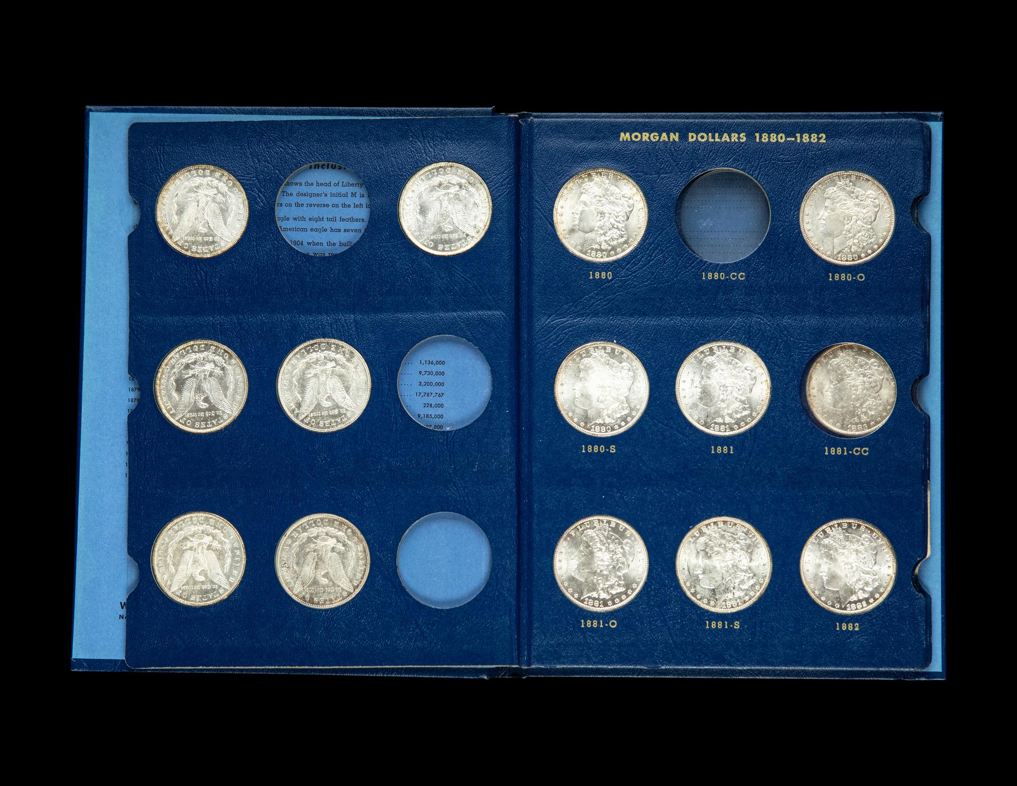 Thirty-Five Morgan $1 Coins