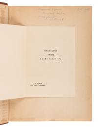 HARDY, Thomas (1830-1928). A group of 11 works by Hardy associated with female authors and artists, MANY SIGNED, including: