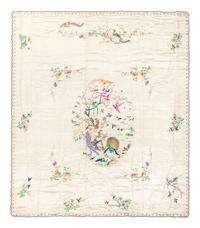 Six Chinese Embroidered Silk Panels