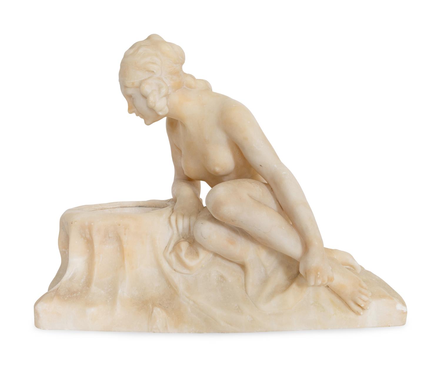 Seated Nude Next to Well