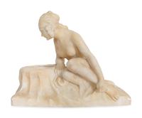 Seated Nude Next to Well