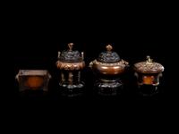 Four Chinese Bronze Censer