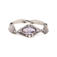 ARTS & CRAFTS, STERLING SILVER AND AMETHYST NECKLACE AND BRACELET