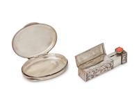 A Collection of Silver Boxes,