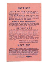 A 1949 All Star Game Ticket Stub (Jackie Robinson First Appearance),