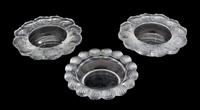 Three Lalique Frosted and Molded Glass Bowls Diameter of larger 8 1/2 inches. — 20TH CENTURY