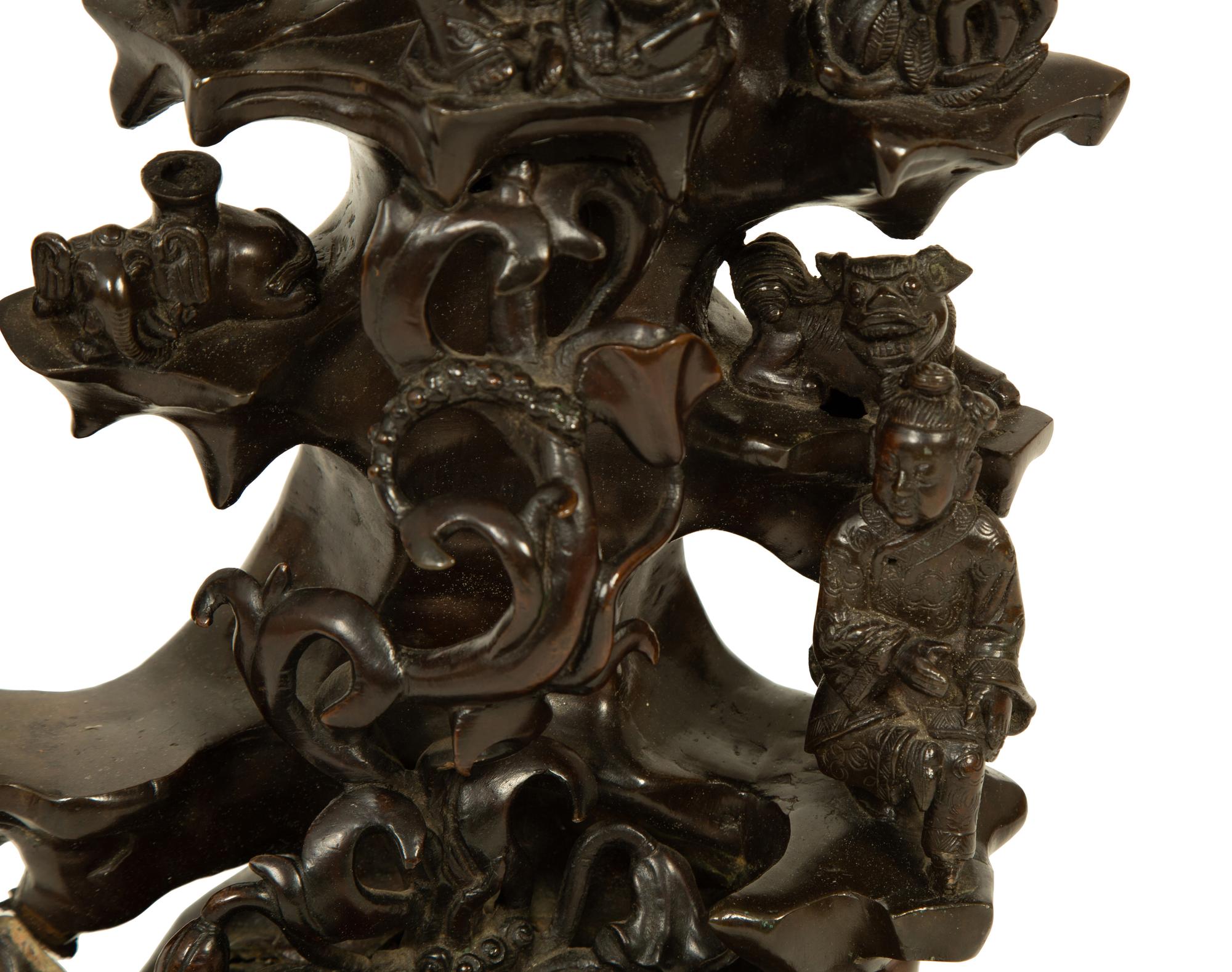Two Chinese Bronze Articles — 19TH CENTURY
