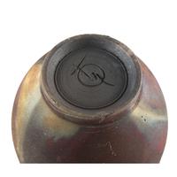 A Raku Pottery Vase