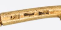 A Russian Silver-Gilt and Enamel Spoon, Mark of Nikolai Zverev, Moscow, early 20th century, having an enameled finial on a twist stem,