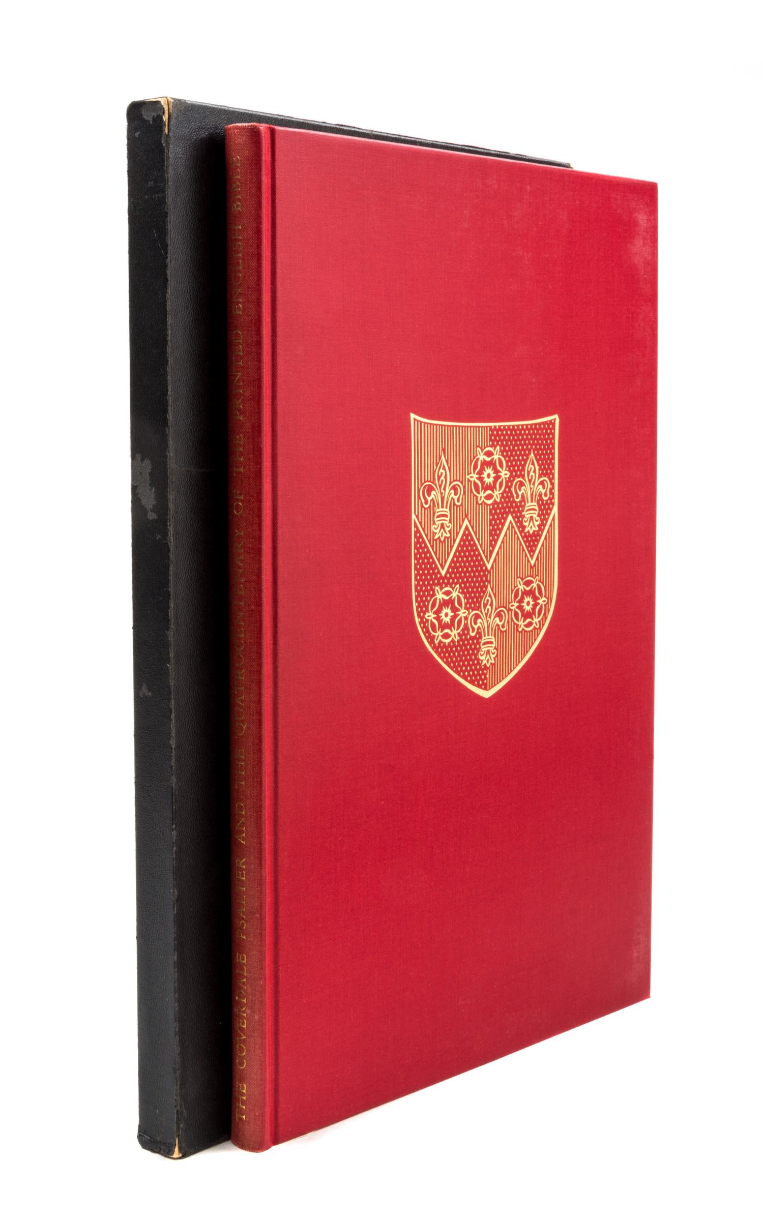 (CAXTON CLUB) WILLOUGHBY, HAROLD R. The Coverdale Psalter. Chicago, 1935. Limited to 225 copies.