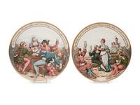 A Pair of Villeroy and Boch Glazed Earthenware Chargers