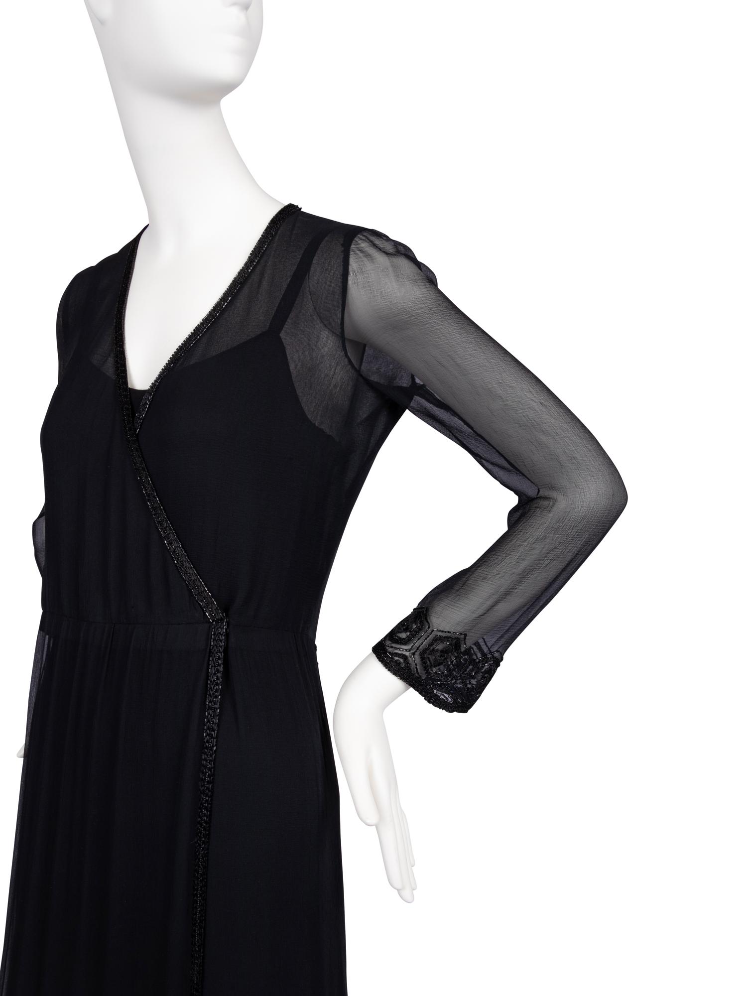 Chanel Haute Couture Evening Dress and Jacket, 1970-80s