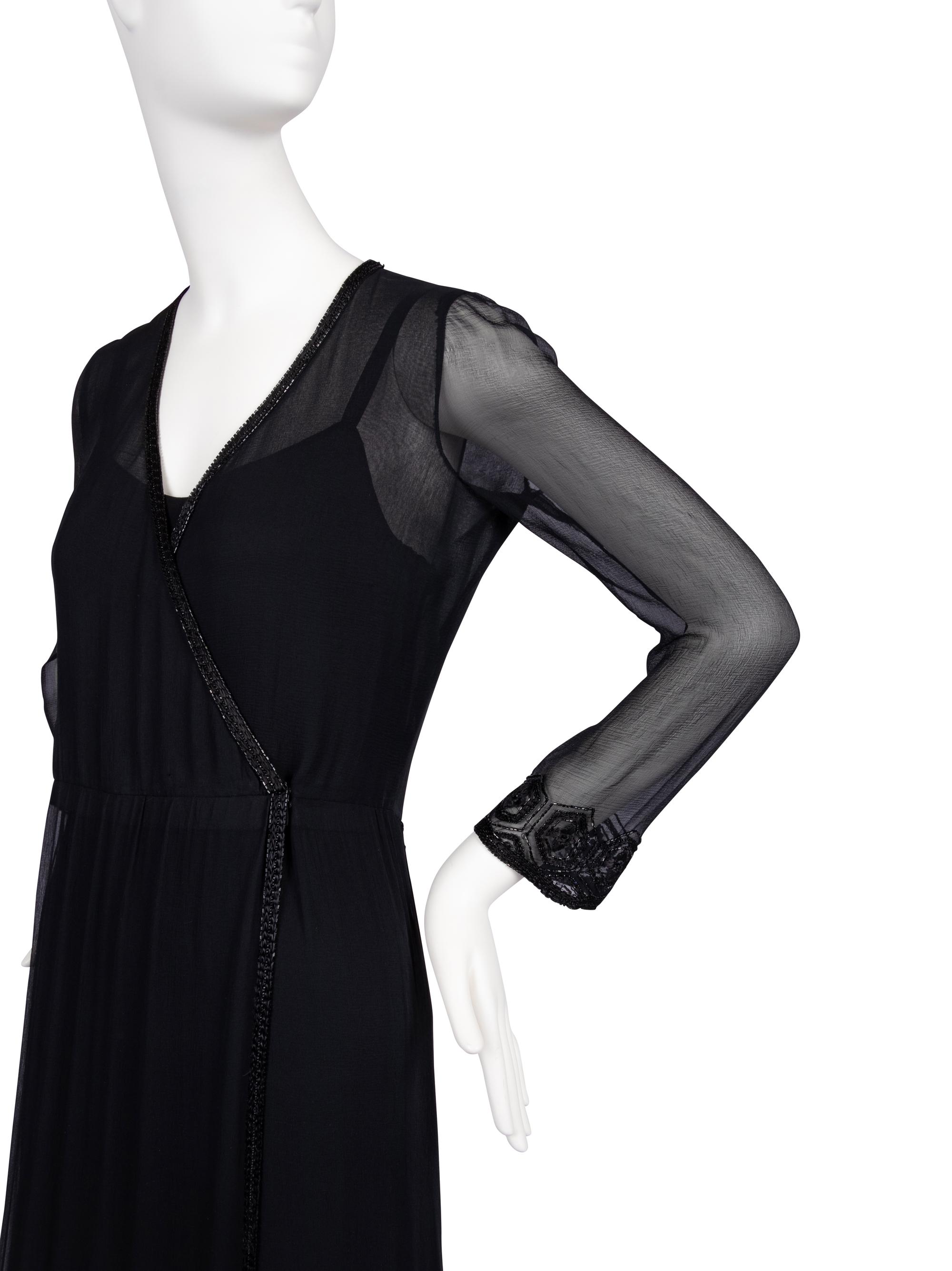 Chanel Haute Couture Evening Dress and Jacket, 1970-80s