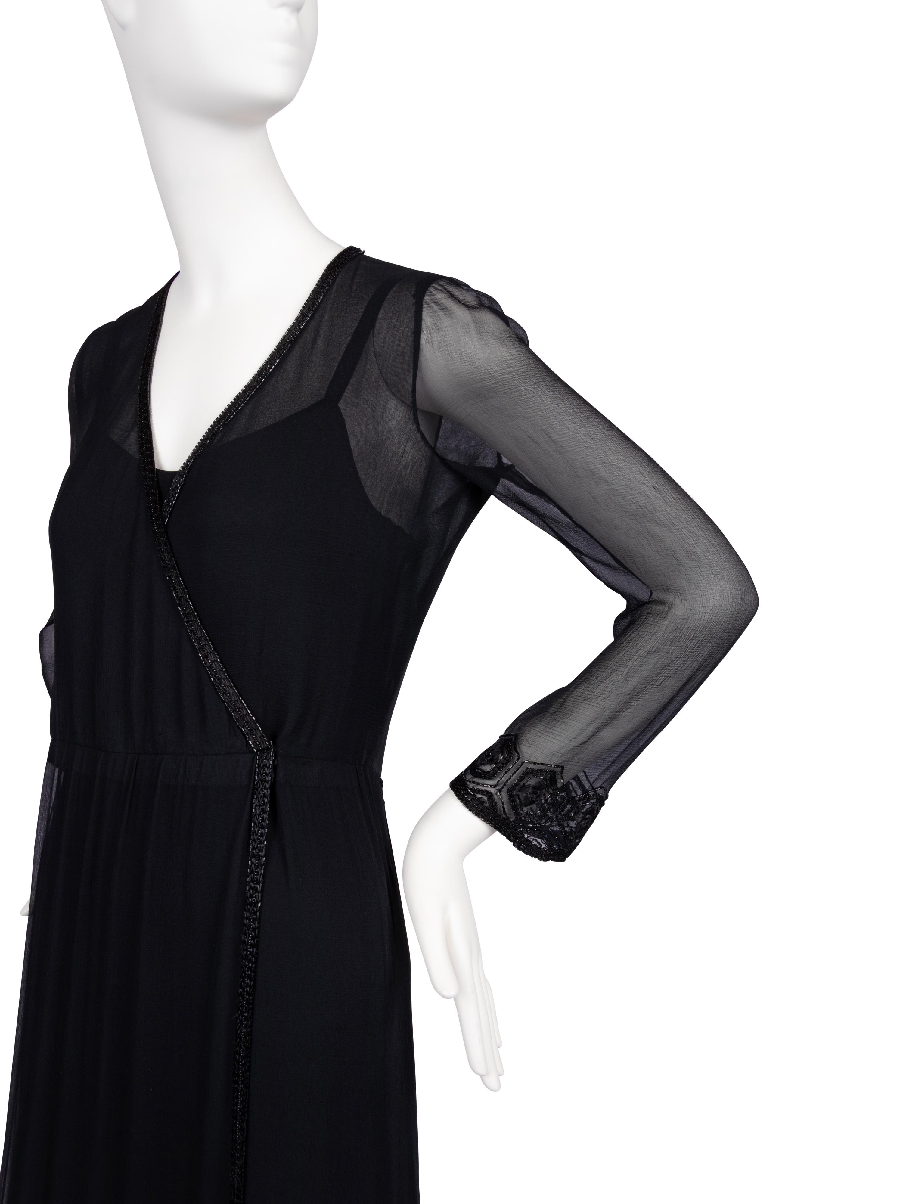 Chanel Haute Couture Evening Dress and Jacket, 1970-80s