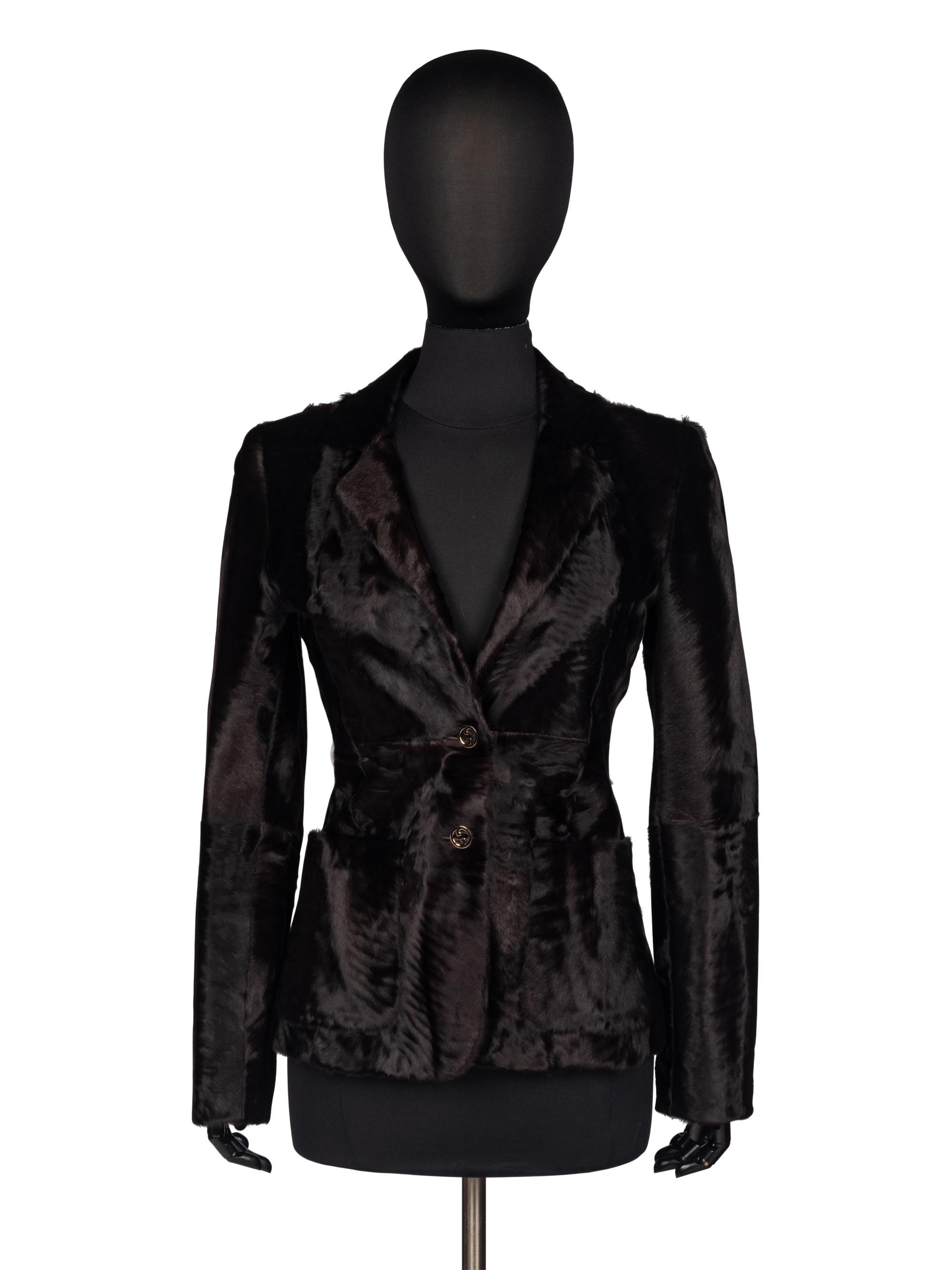 Tom Ford for Gucci Tailored Fur Blazer