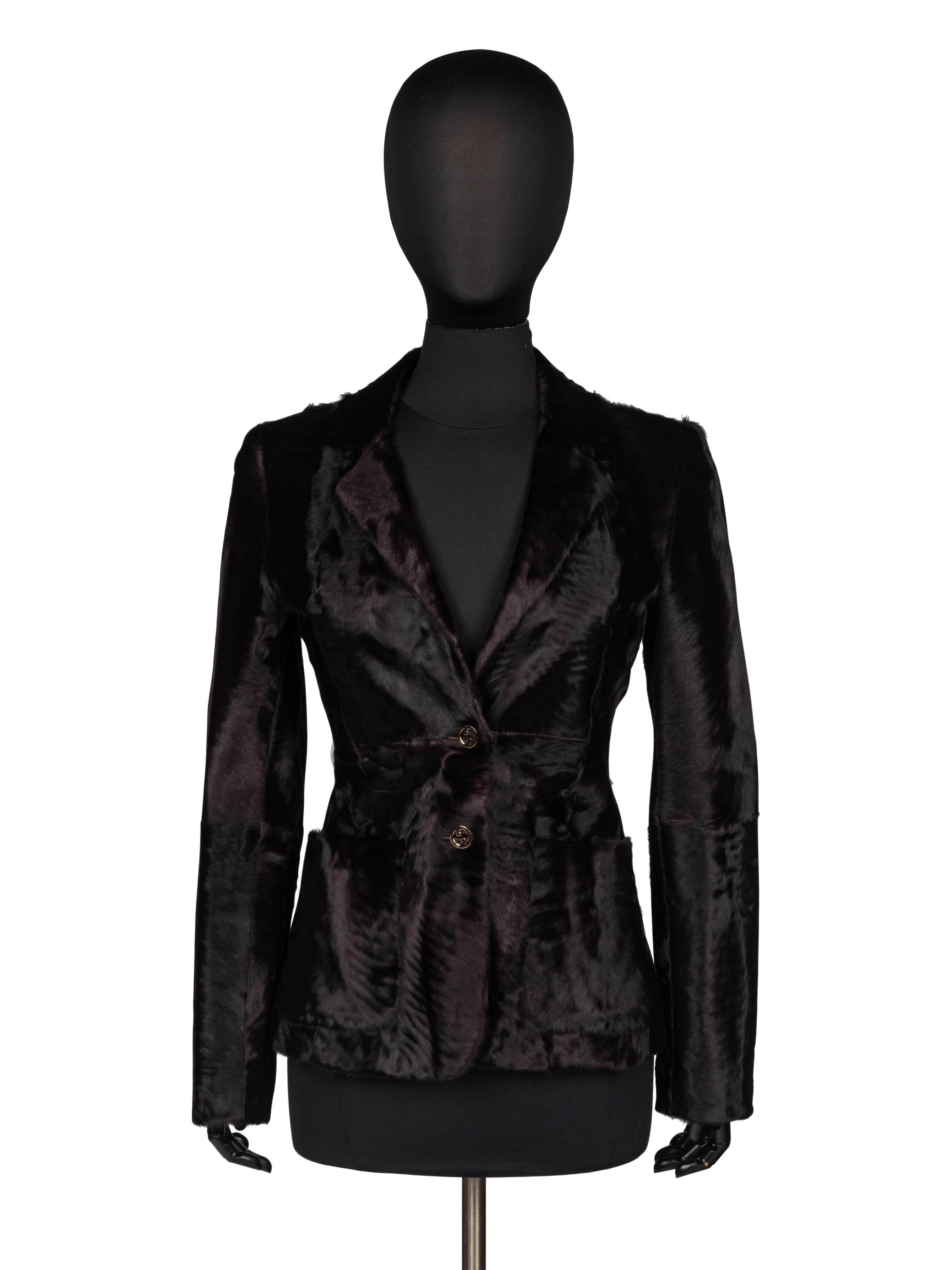 Tom Ford for Gucci Tailored Fur Blazer