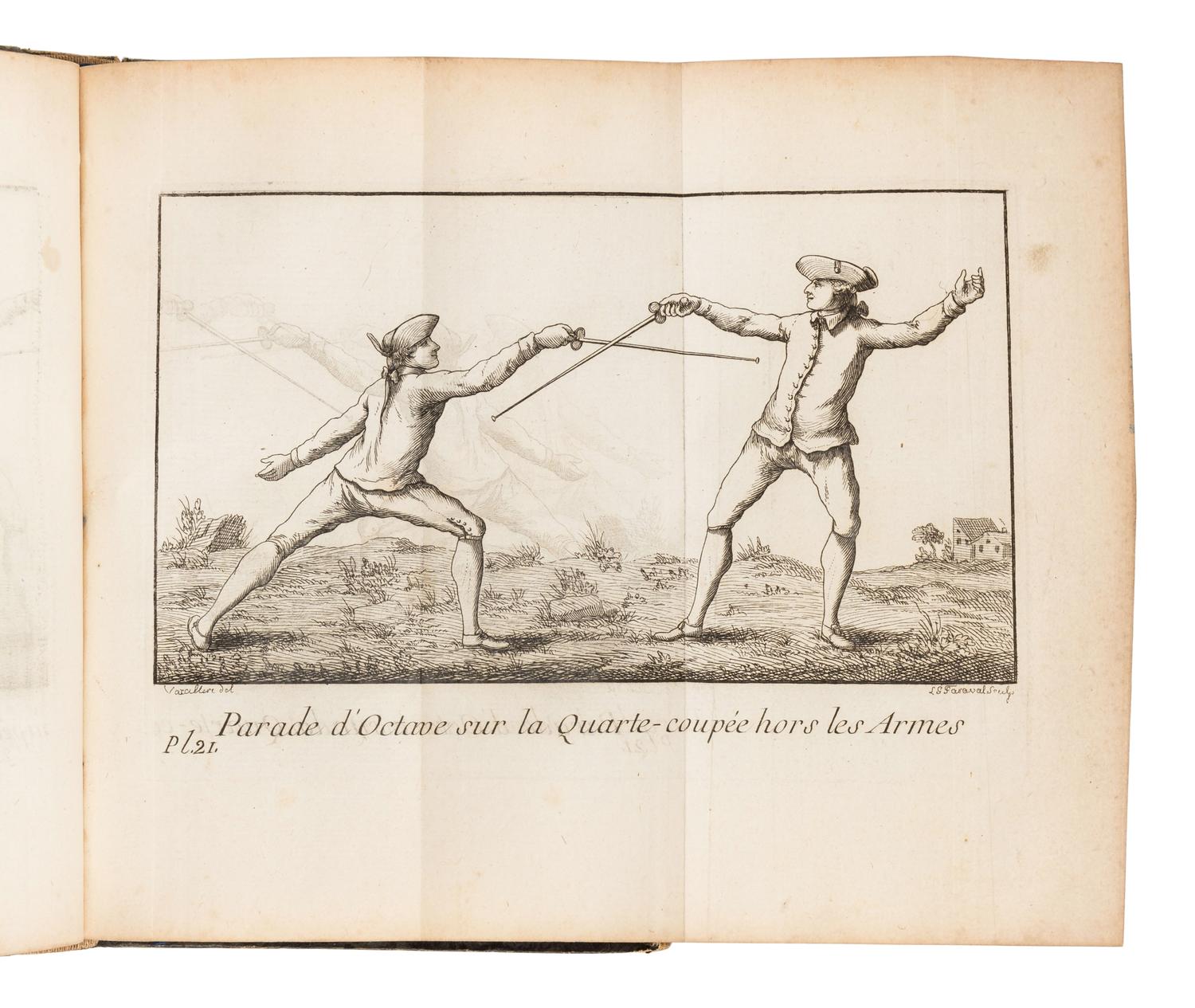 [FENCING]. A group of 5 French 18th- and early 19th-century works, comprising: