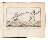 [FENCING]. A group of 5 French 18th- and early 19th-century works, comprising: