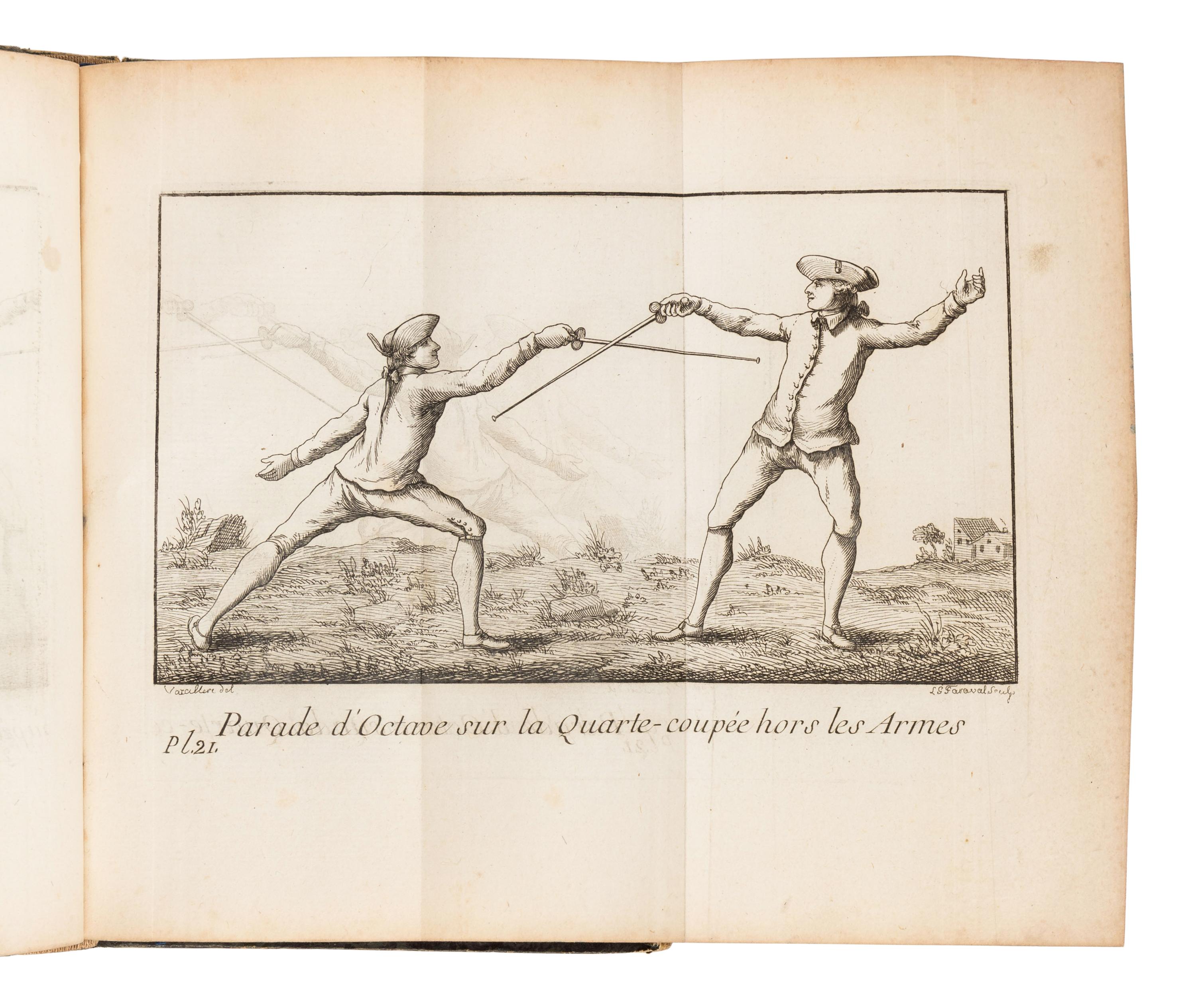 [FENCING]. A group of 5 French 18th- and early 19th-century works, comprising: