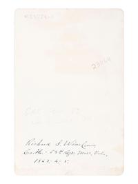 [AFRICAN AMERICANA - CIVIL WAR]. Cabinet photograph of 54th Massachusetts Infantry Veteran Richard S. Winslow. Newport, RI and Rockland, MA: Holloway.