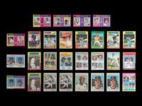 A Group of 56 1970s Topps Baseball Cards Featuring Multiple Hall of Famers and Notables,