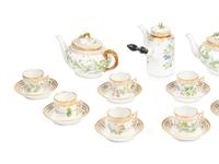 A Royal Copenhagen Flora Danica Porcelain Coffee and Tea Service