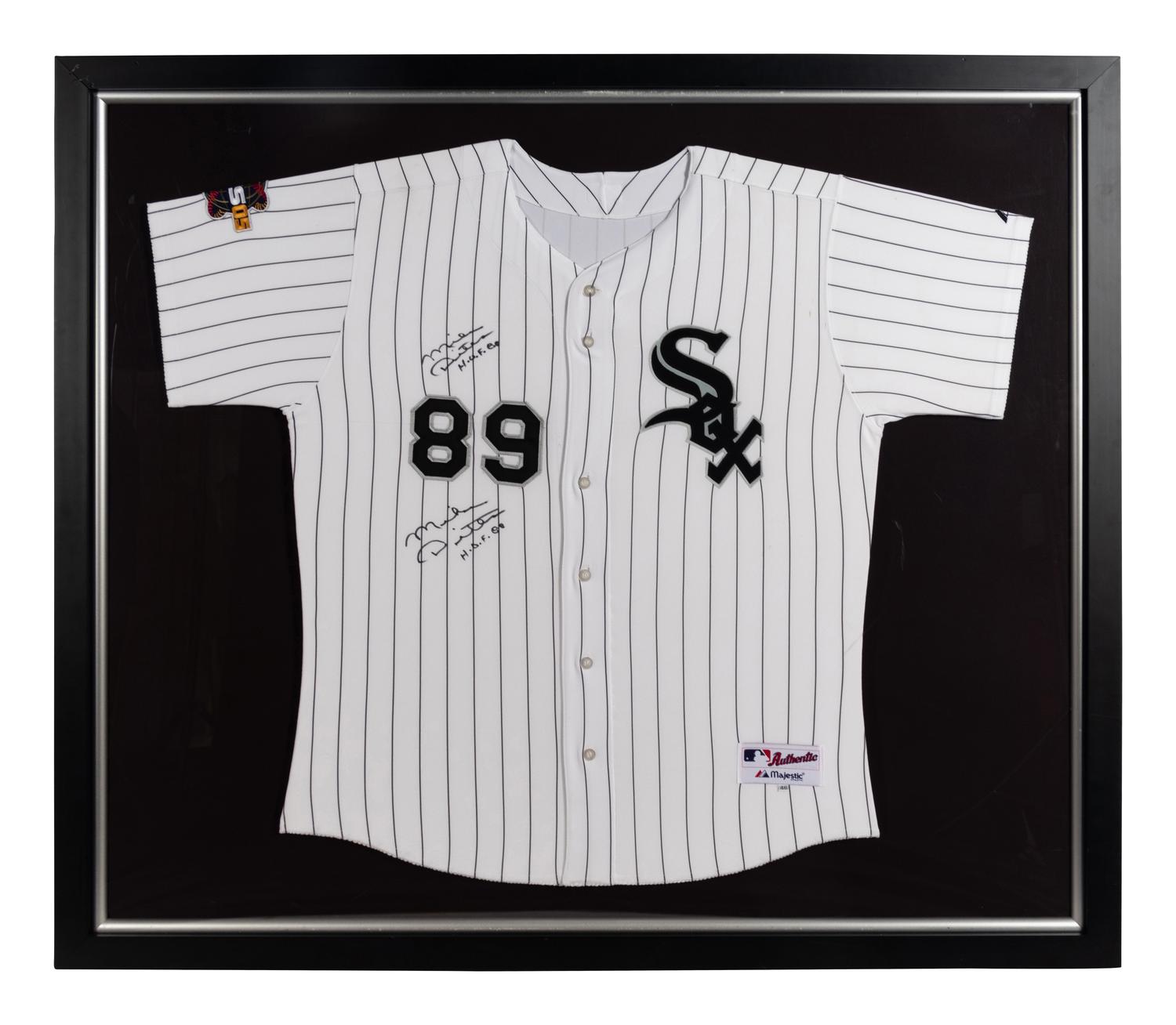 A 2005 Chicago White Sox World Series Jersey Presentation Gifted to Mike Ditka Formerly Displayed at Mike Ditka's Restaurant