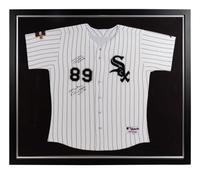 A 2005 Chicago White Sox World Series Jersey Presentation Gifted to Mike Ditka Formerly Displayed at Mike Ditka's Restaurant