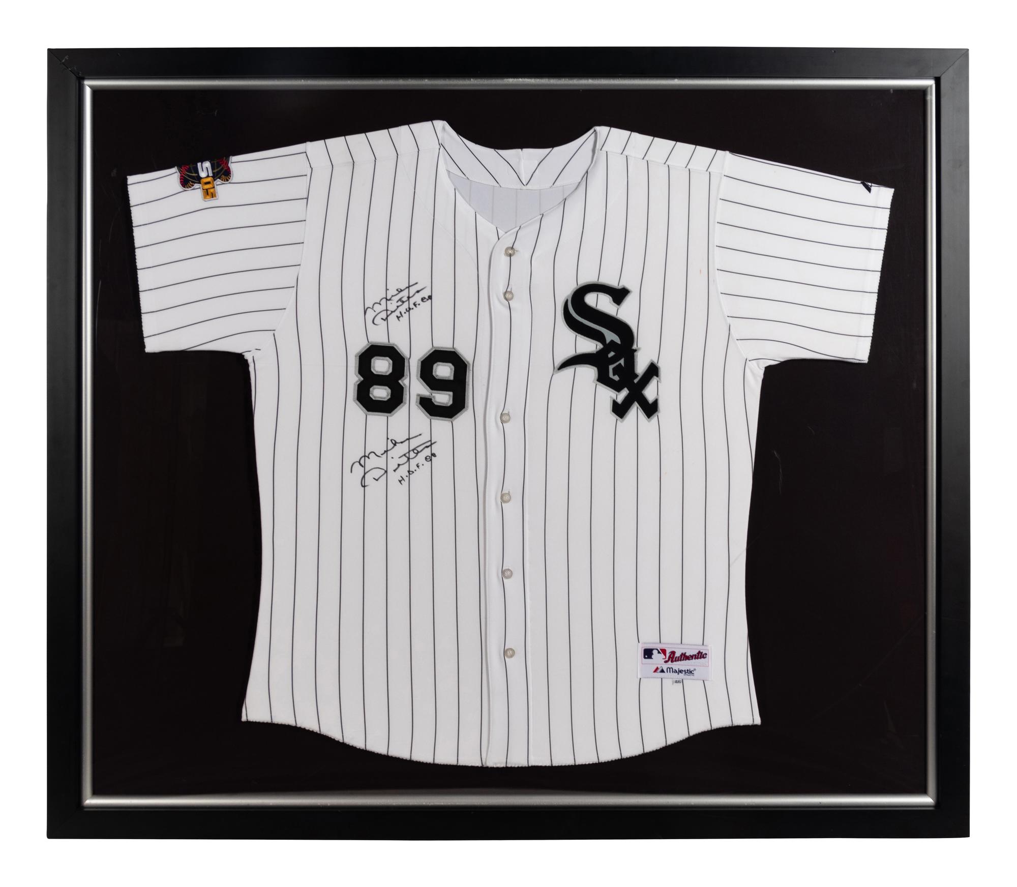 A 2005 Chicago White Sox World Series Jersey Presentation Gifted to Mike Ditka Formerly Displayed at Mike Ditka's Restaurant