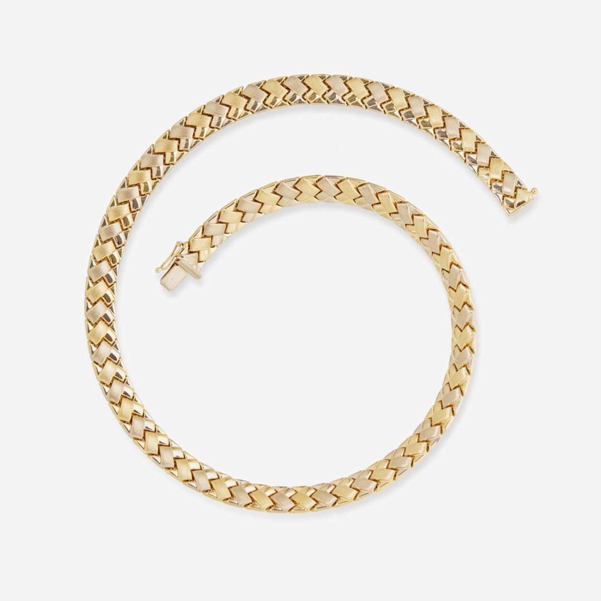 A 14K Yellow Gold Necklace