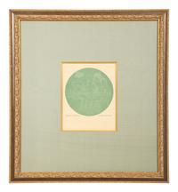 A Suite of Eight Gilt Framed Prints of Ancient Mirrors