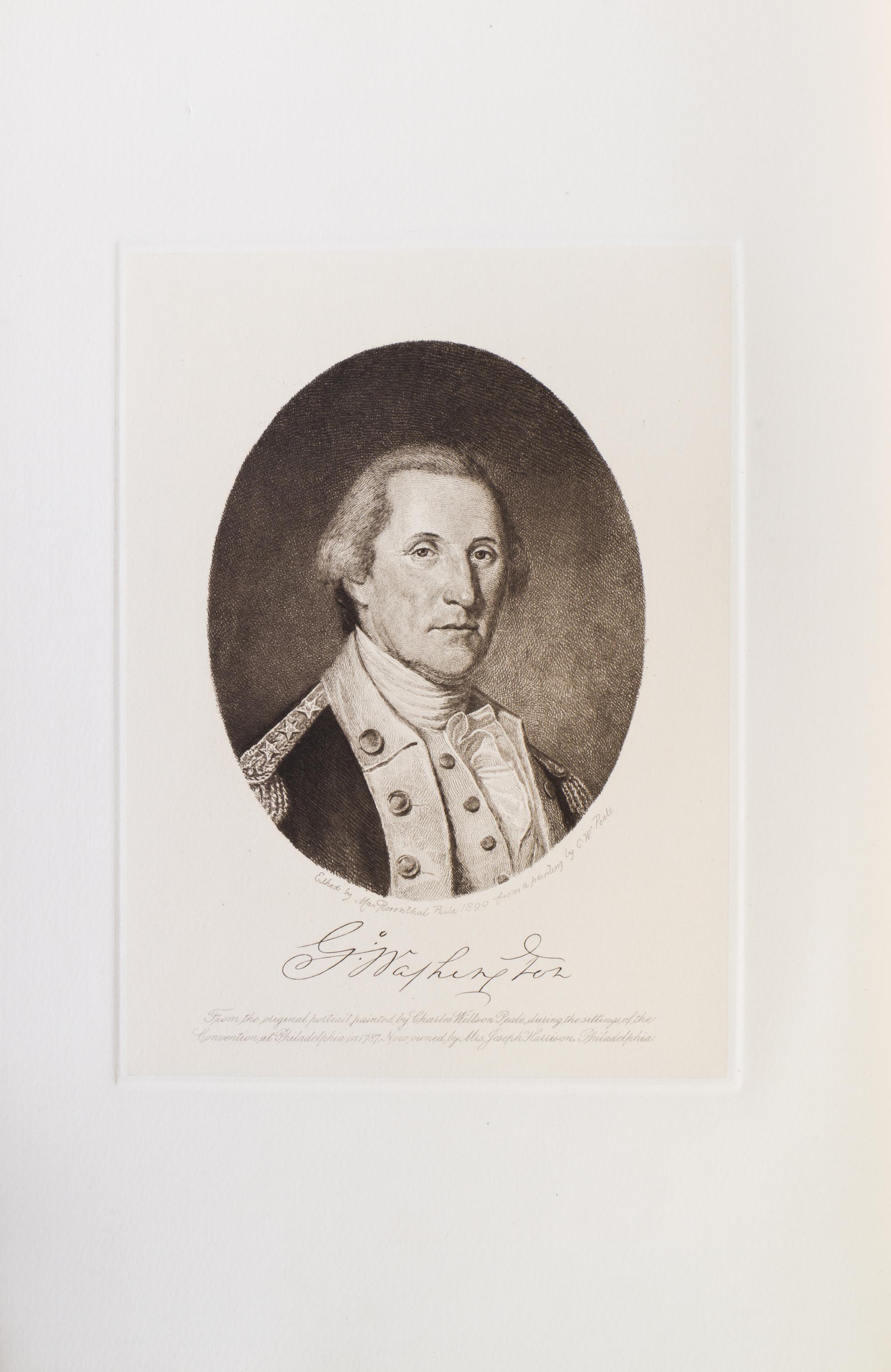 (WASHINGTON, GEORGE) The History of the Centennial Celebration of the Inauguration. New York, 1892. Limited edition.