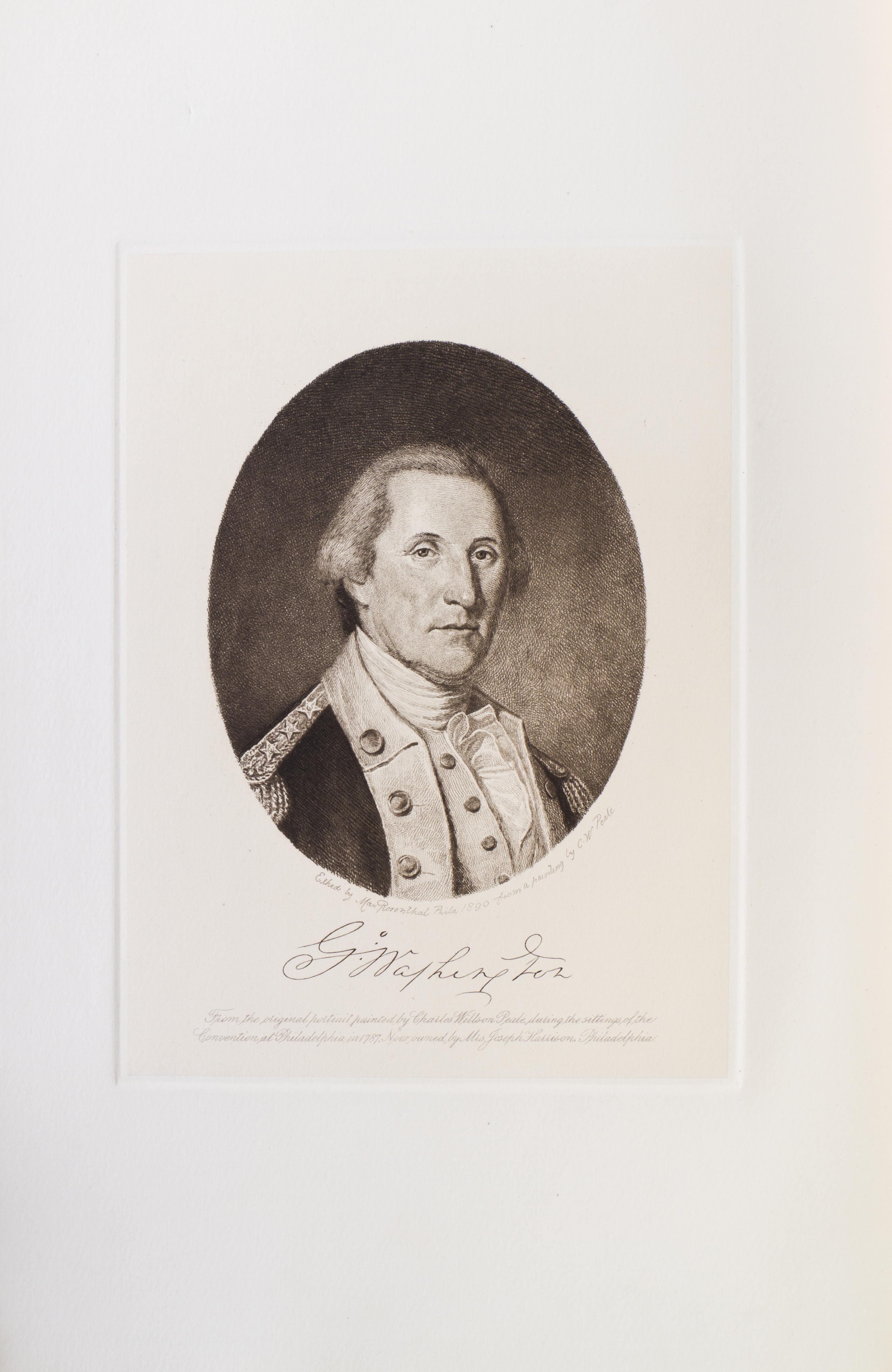 (WASHINGTON, GEORGE) The History of the Centennial Celebration of the Inauguration. New York, 1892. Limited edition.