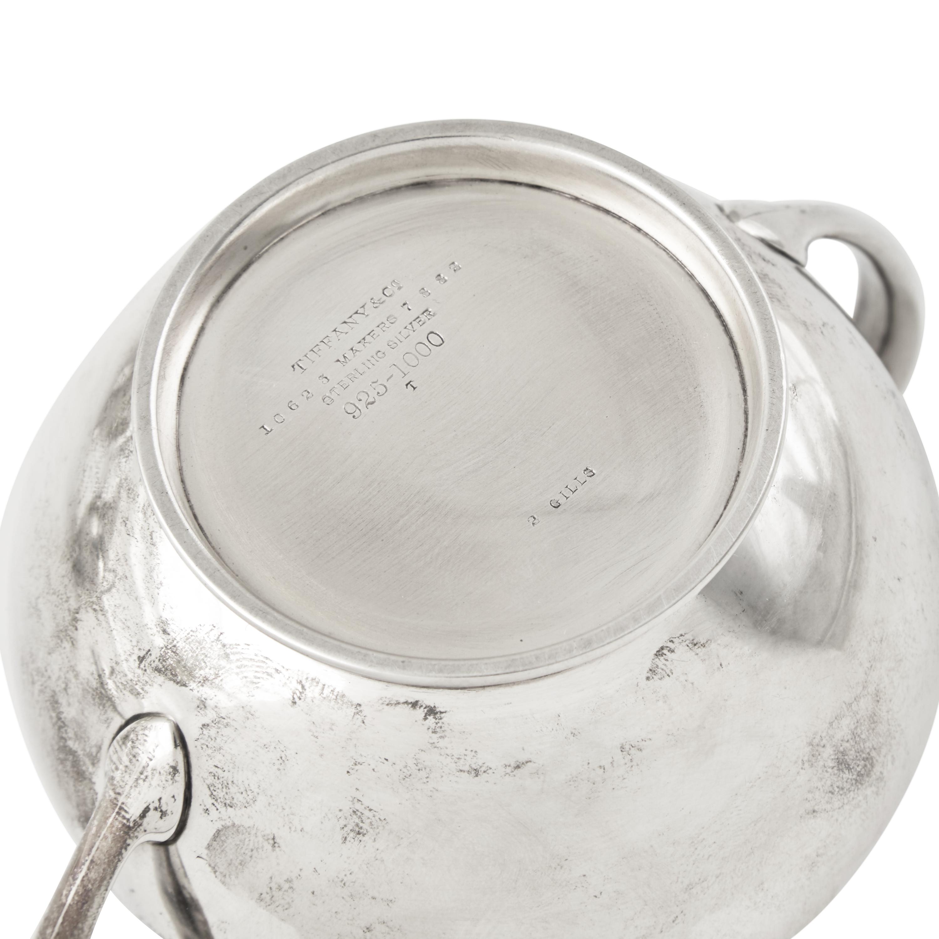 A Tiffany and Co. Silver Three-Piece Tea Service